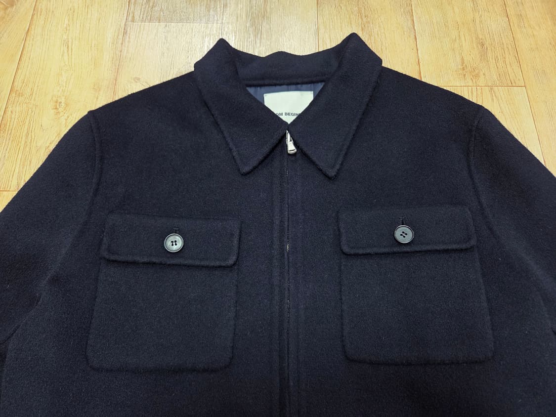 프롬비기닝(From Beginning) 포켓 집업울자켓 새상품  상품이미지4