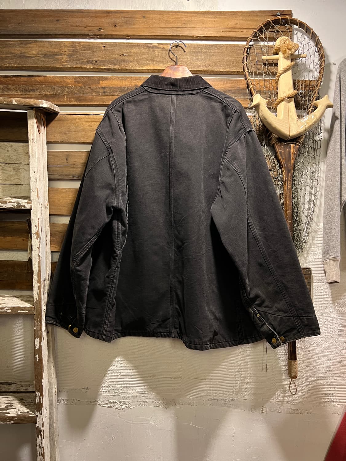 [2XL]칼하트 USA C02 빈티지 워싱 블랙 초어 자켓 상품이미지7