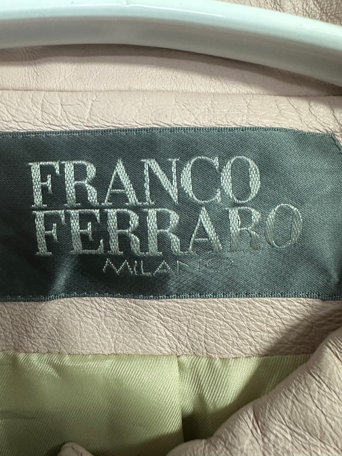 90s 프랑코 페라로 밀라노 레더 자켓 상품이미지3