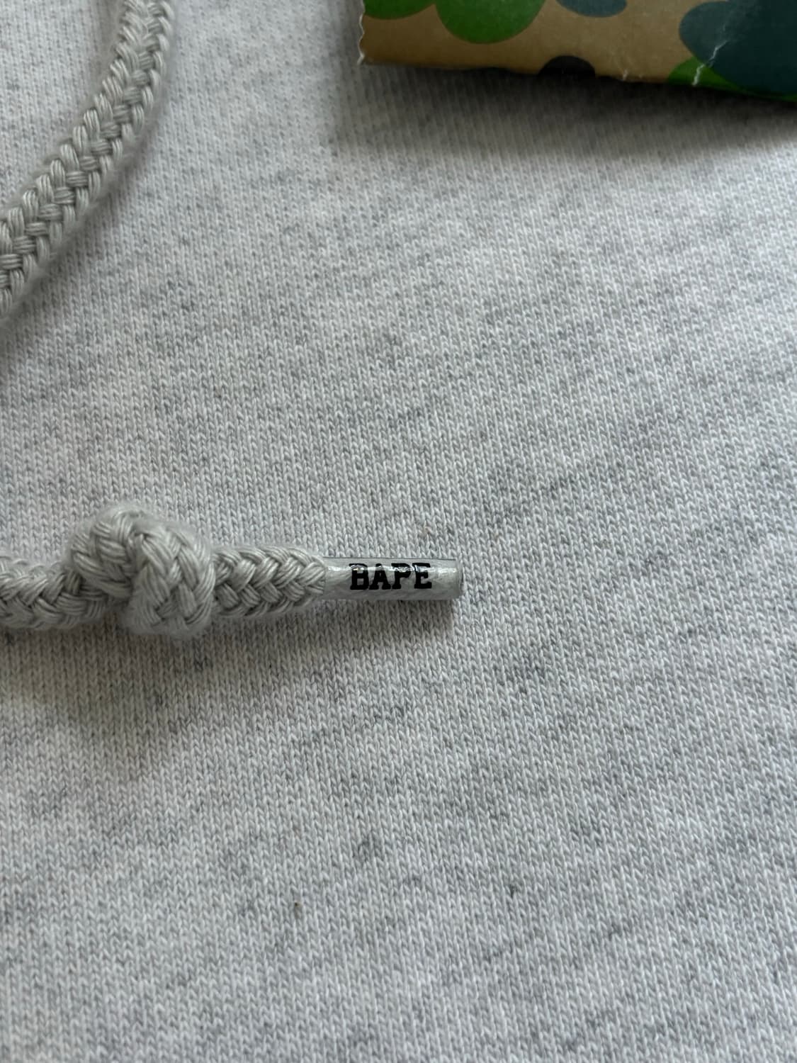 (미사용) Bape 베이프 멜란지그레이 풀오버 백프린팅 애프터 후드  상품이미지8