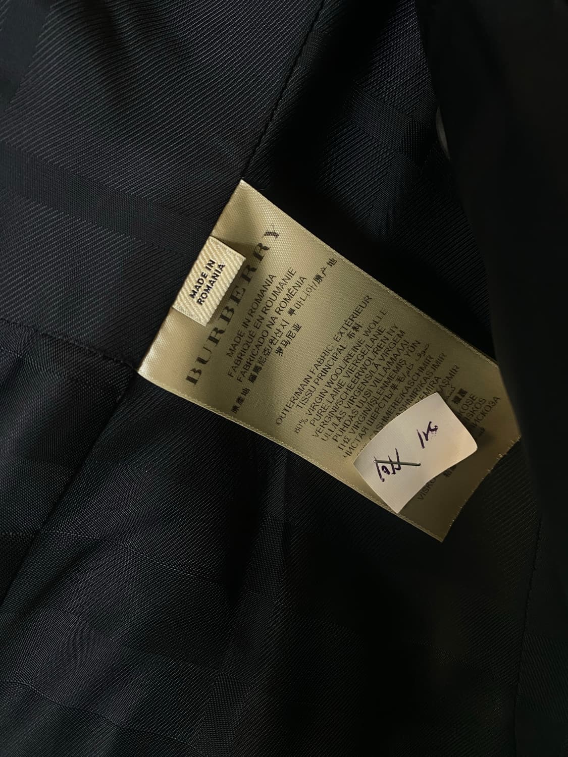 버버리 베이트슨(bateson) 캐시미어 더블 피코트 상품이미지8