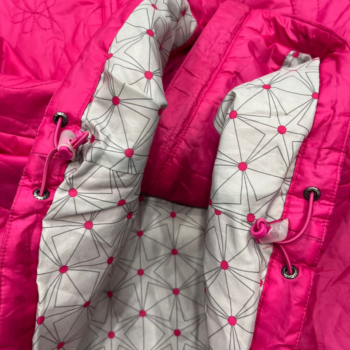 S 아이더 핑크 퀄팅 자켓 상품이미지4