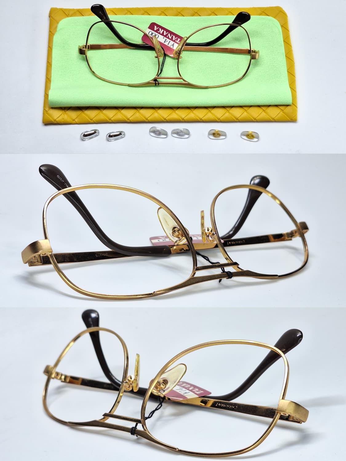 80s 일본제 빈티지 데드스톡/샤르망 NO.205 안경테 54mm 클래식 상품이미지4