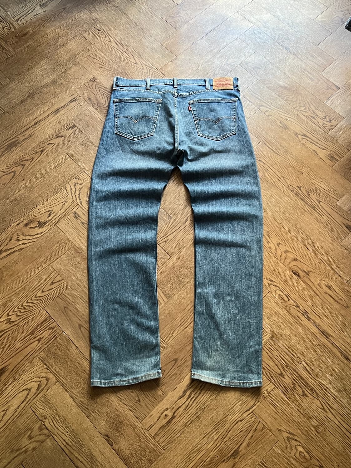 [38]리바이스 505 레귤러 스트레이트핏 빈티지 워싱 데님 팬츠 상품이미지1