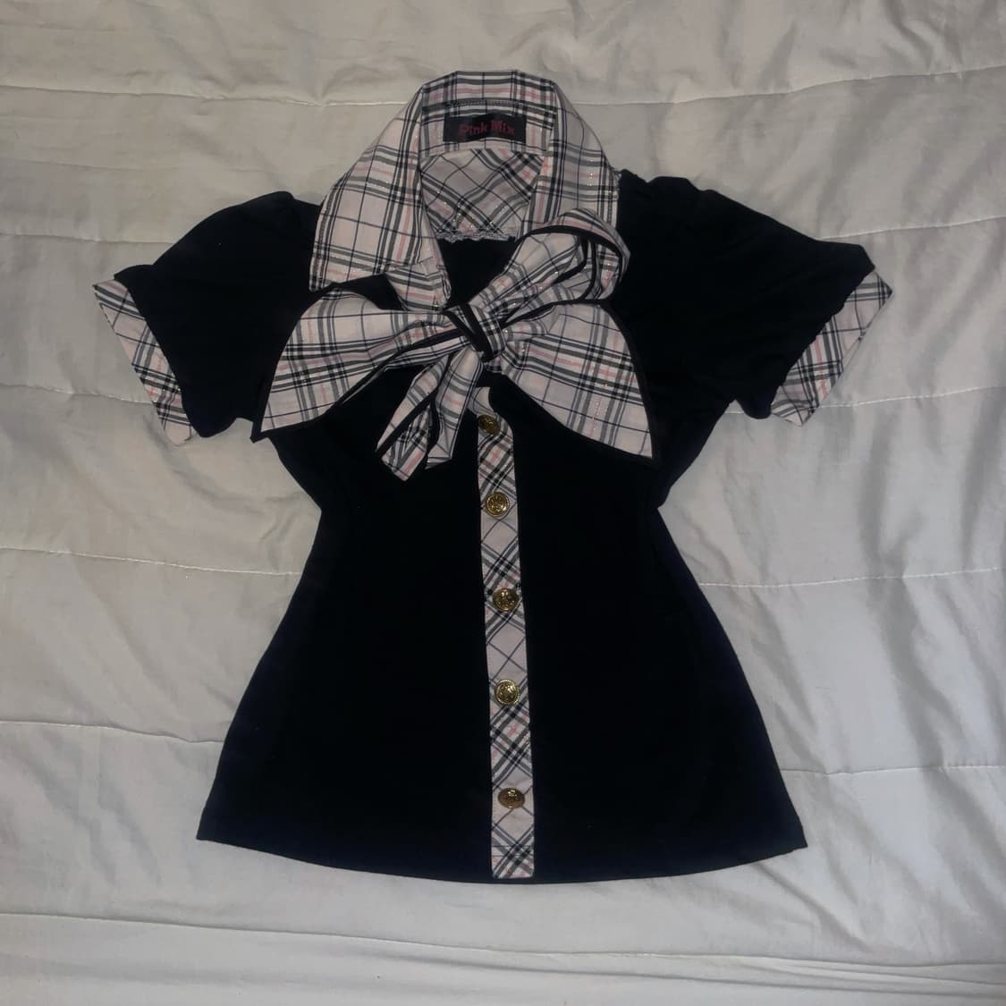 pinkmix 핑크믹스 셔츠 희귀매물 유일매물 캐캐체 빈티지 블라우스 상품이미지1