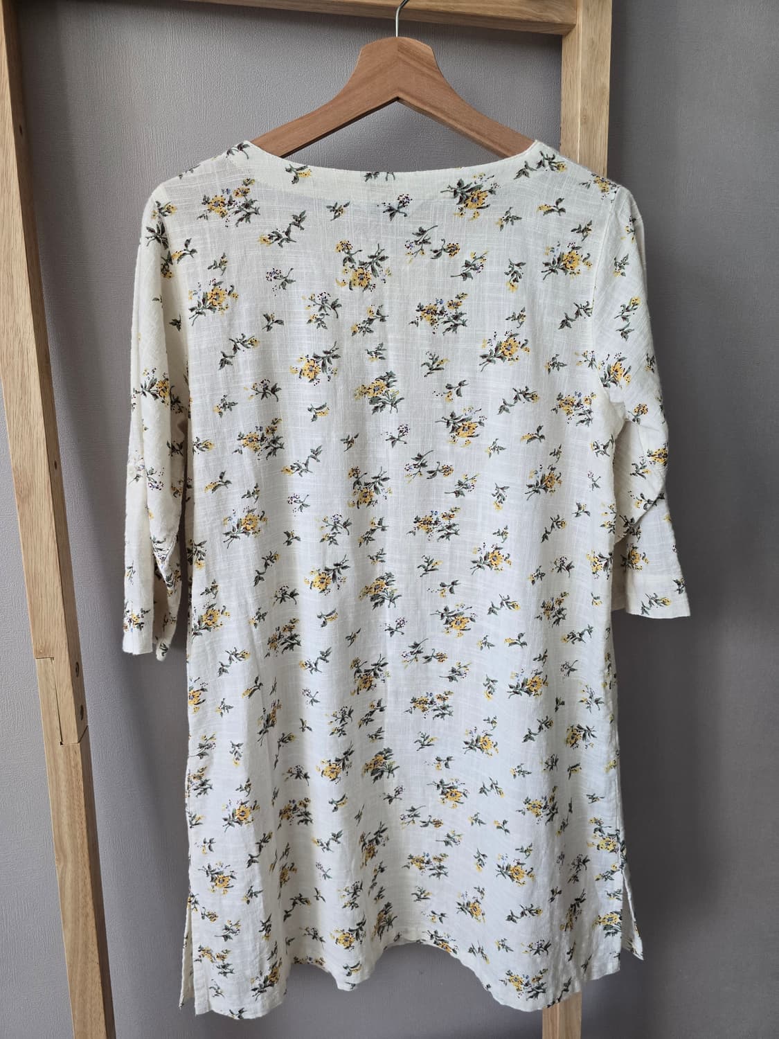 모리걸 플라워 코튼 튜닉 원피스 상품이미지4