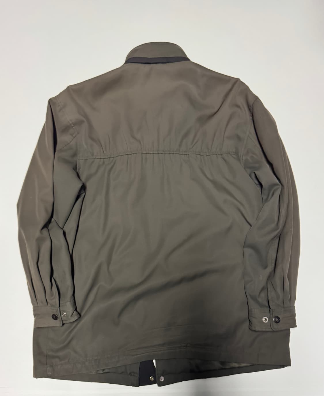 정품 입생로랑 YSL 뿌르 옴므 폴리쉘 사파리 자켓 XL 카키 상품이미지2