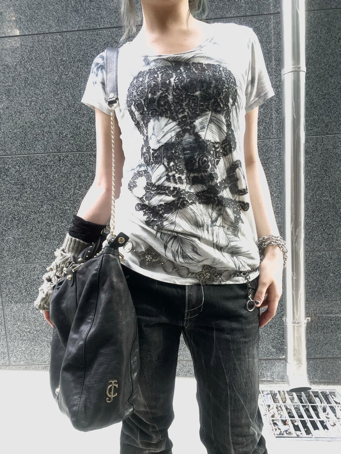 'Buckaroo' skull patchwork t-shirts 상품이미지1