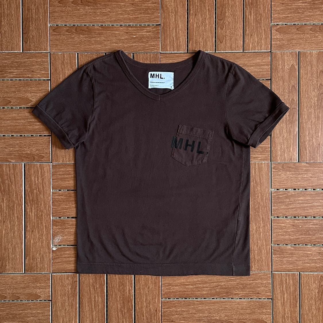 MHL. pocket logo cotton 1/2 tee 상품이미지1