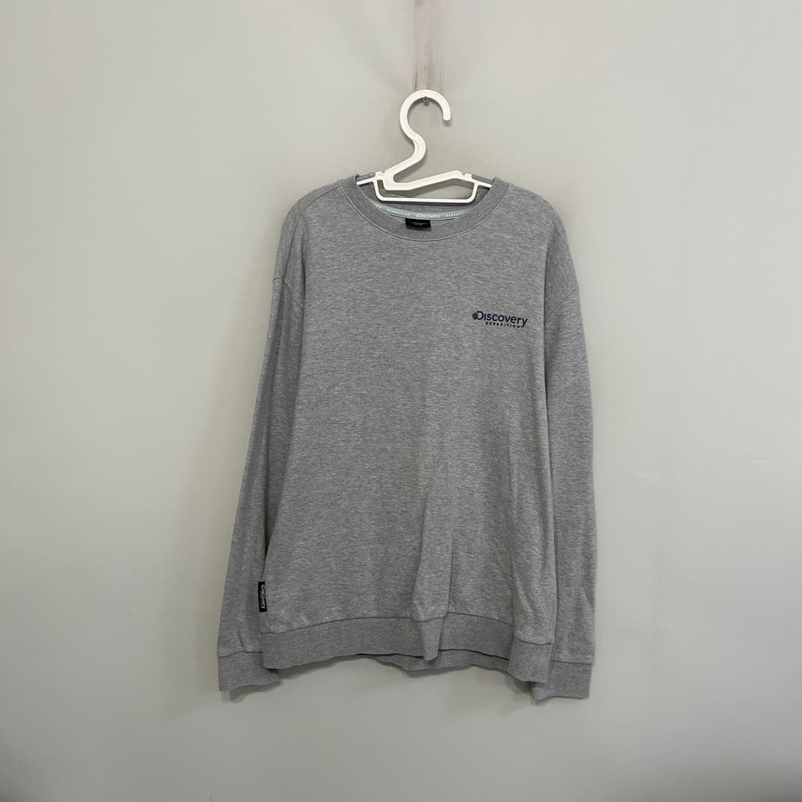 디스커버리 남성 맨투맨 티셔츠 100 상품이미지1