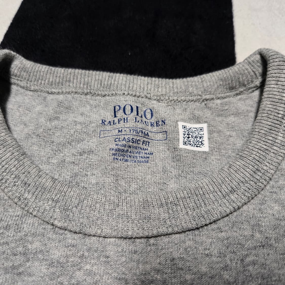 M 폴로랄프로렌 클래식 헤비웨이트 긴팔티셔츠 롱슬리브 그레이 상품이미지3