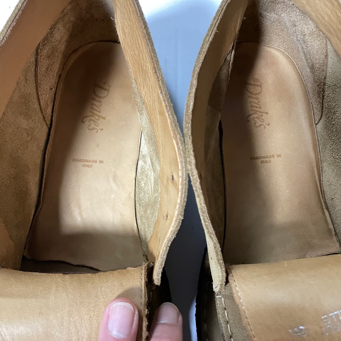 드레익스 크로스비 스웨이드 목토 언라인드 부츠 UK9 베이지 상품이미지7