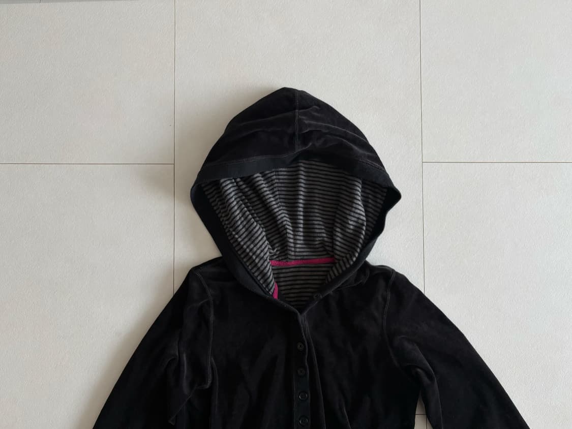 velour hoodie dress 상품이미지1