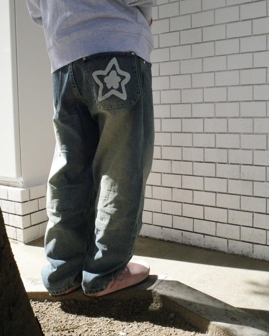 스타팀 워시드 스타 진 블루 36  상품이미지1