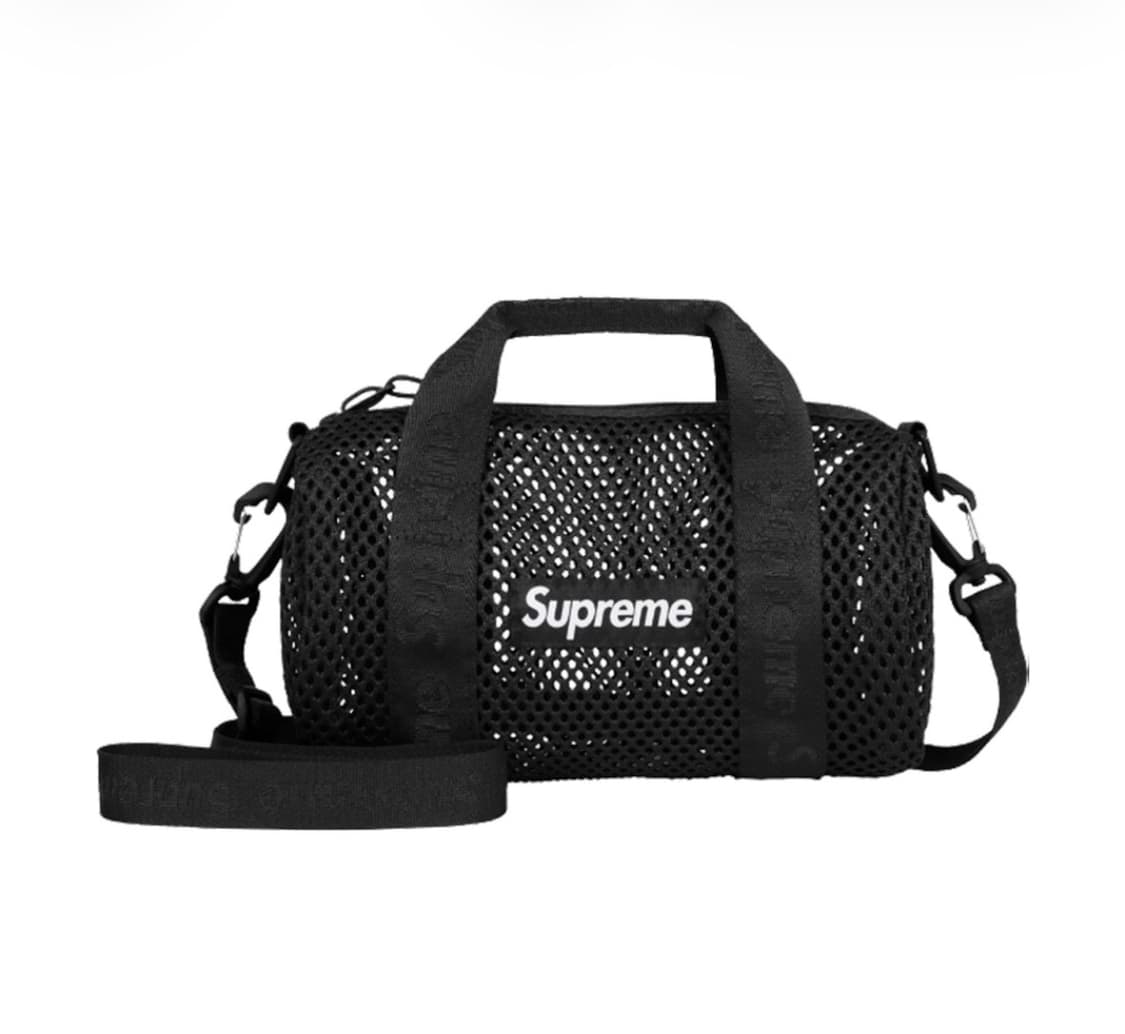 슈프림 메쉬 미니 더플백 블랙 25SS 상품이미지1