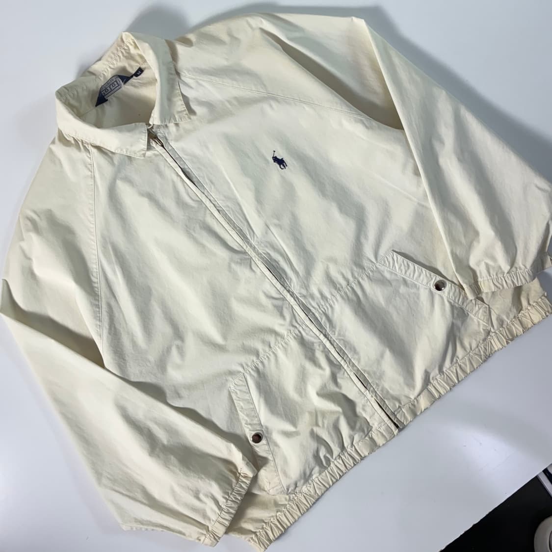 Polo 폴로 랄프로렌 90‘s 아이보리 블루종 자켓 상품이미지2