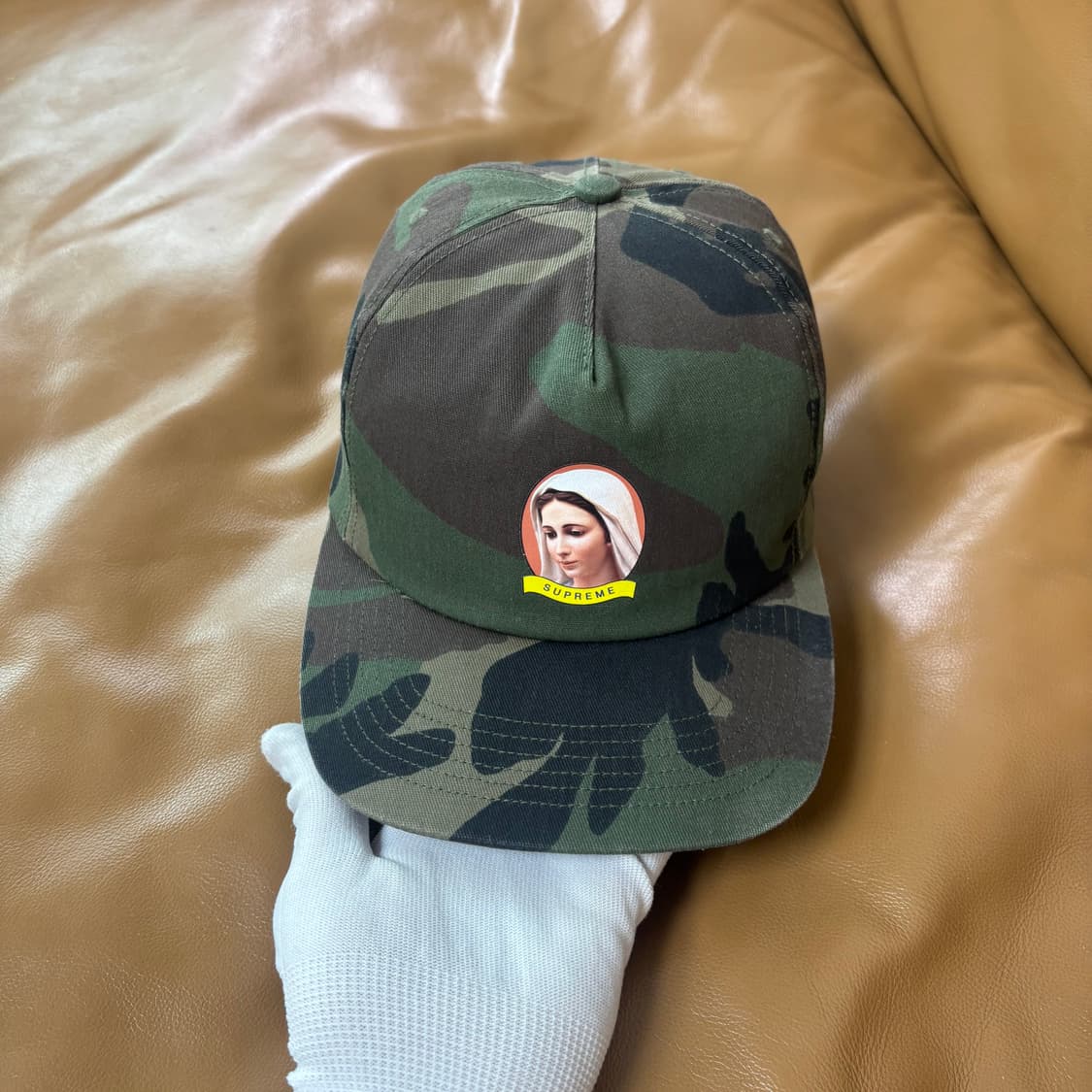 슈프림 5패널 볼캡 모자 마리아 우드랜드 카모 상품이미지2