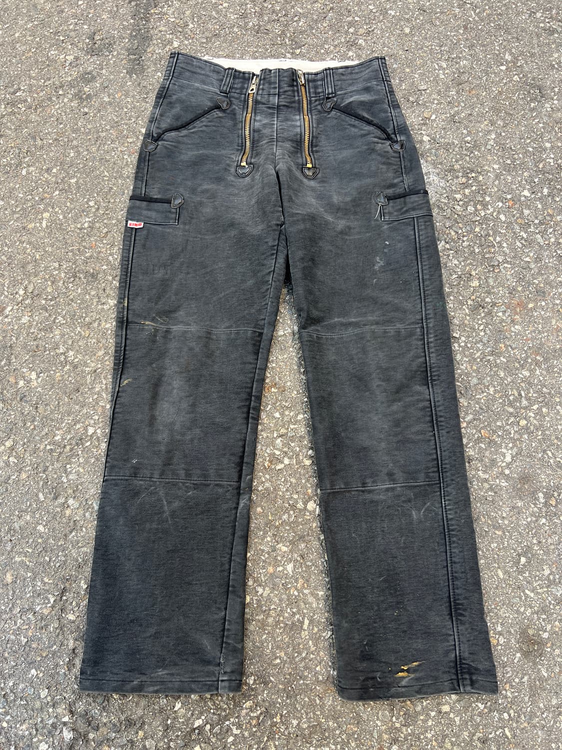 80s GERMANY LOGGER BLACK MOLESKIN 몰스킨팬츠 상품이미지1