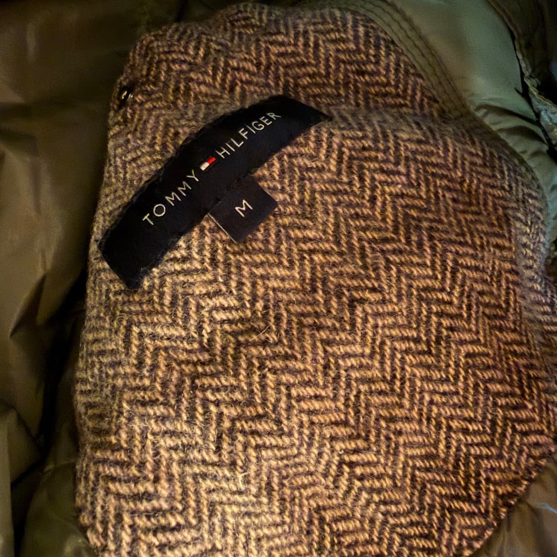 타미힐피거 헤링본 코듀로이 덕다운 패딩 M 100 상품이미지10