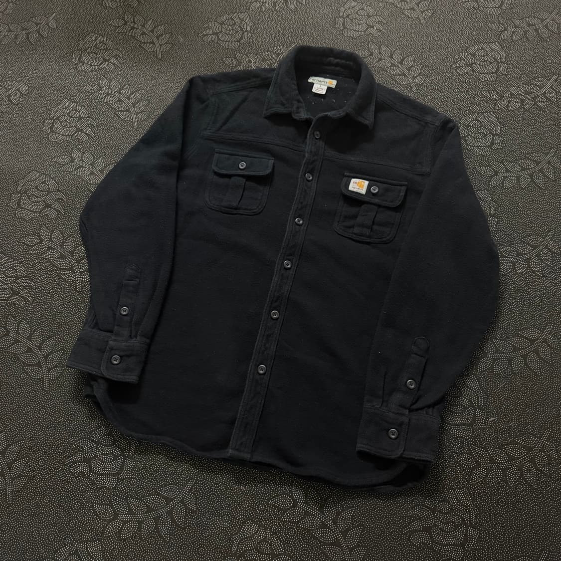 [L] carhartt 칼하트 리메이크 워크 울 셔츠 - 상품이미지3