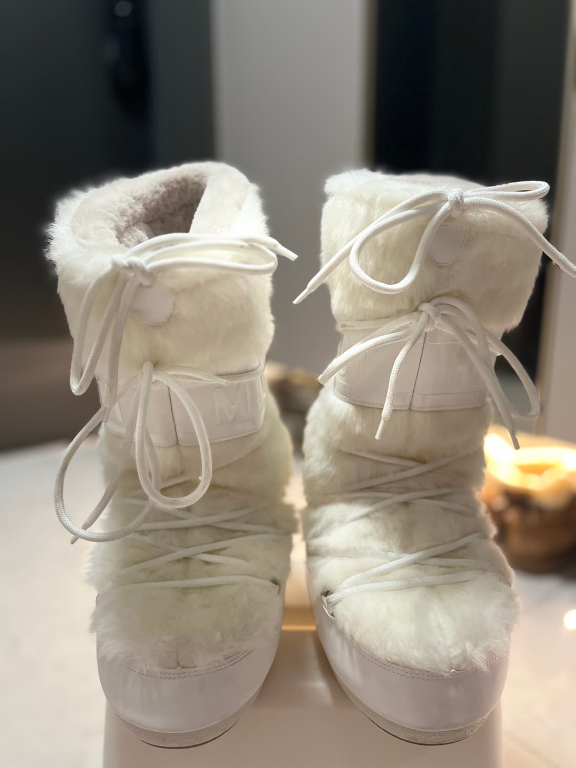 문부츠 퍼 화이트35/38 상품이미지1