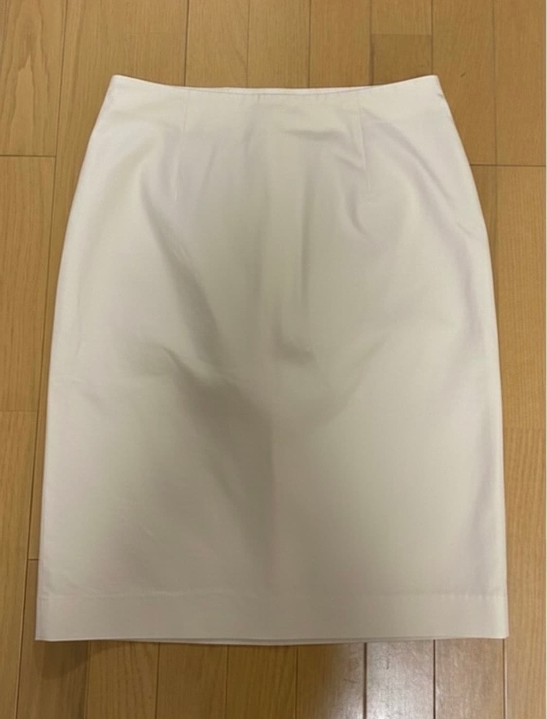 질샌더 아이보리 미디 스커트 상품이미지3