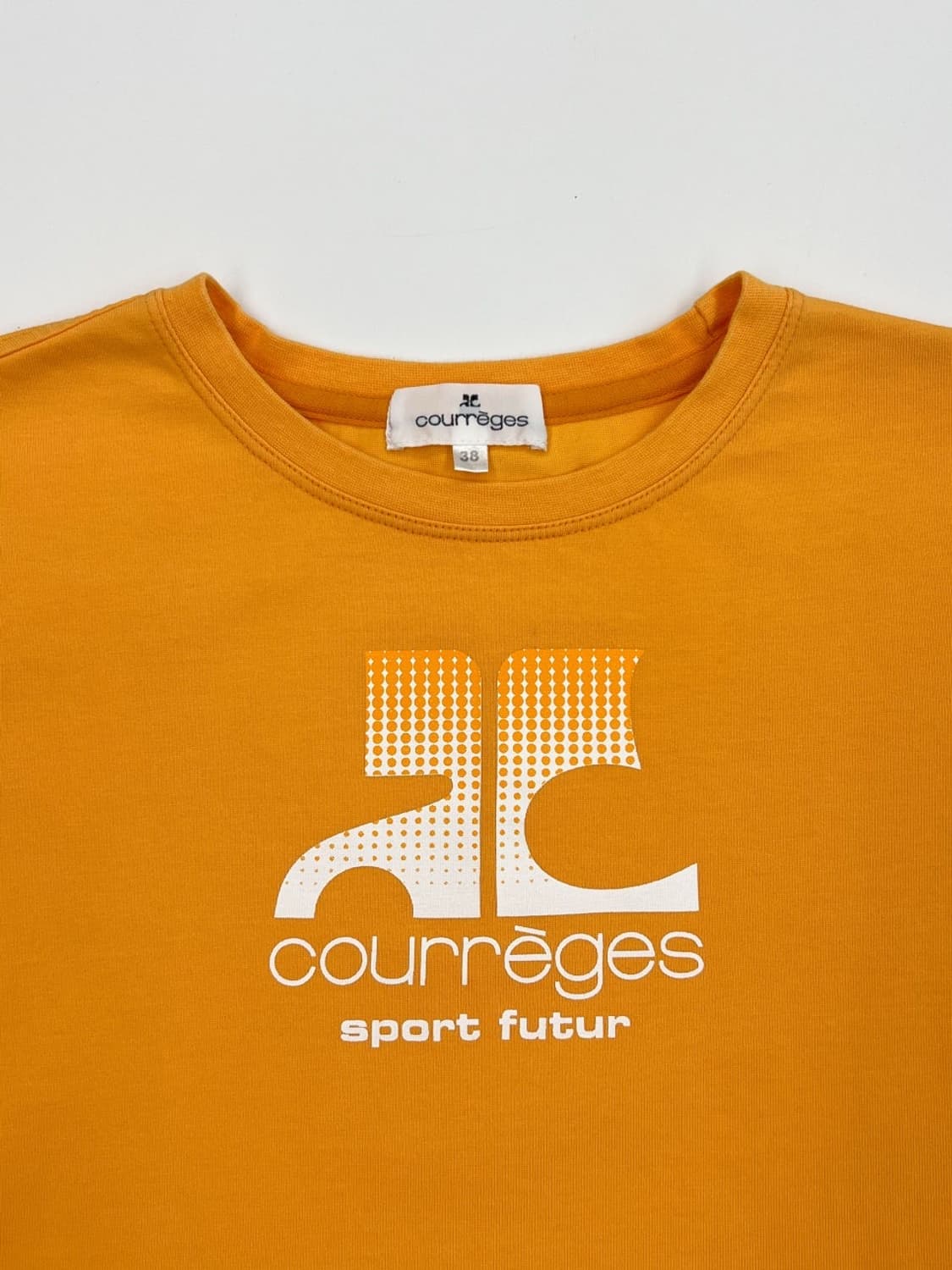 courreges / 꾸레쥬 오렌지 반팔 티셔츠 상품이미지3