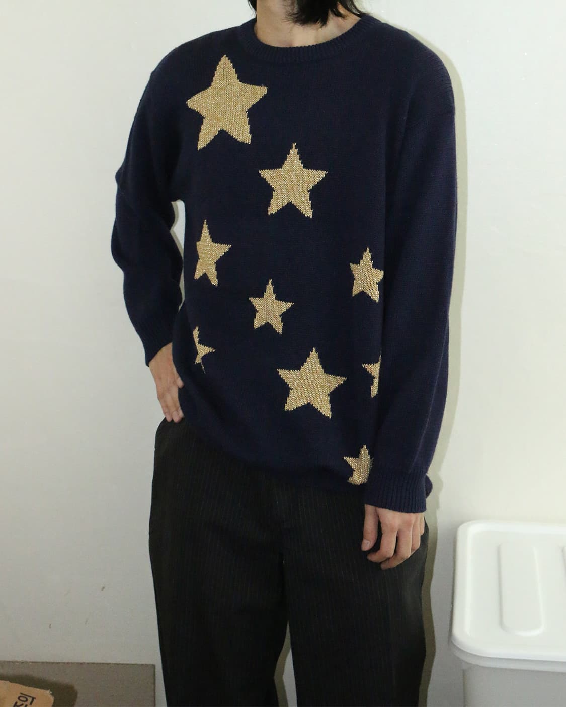 90s 빈티지 스타 패턴 니트 스웨터  상품이미지3