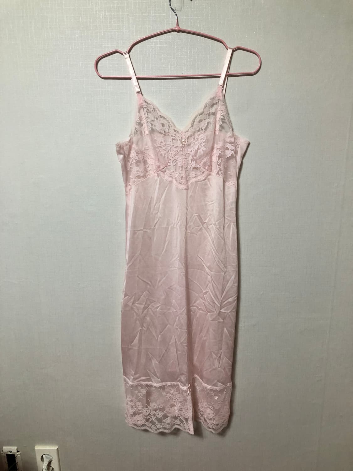 Baby Pink Lace Slip 상품이미지1