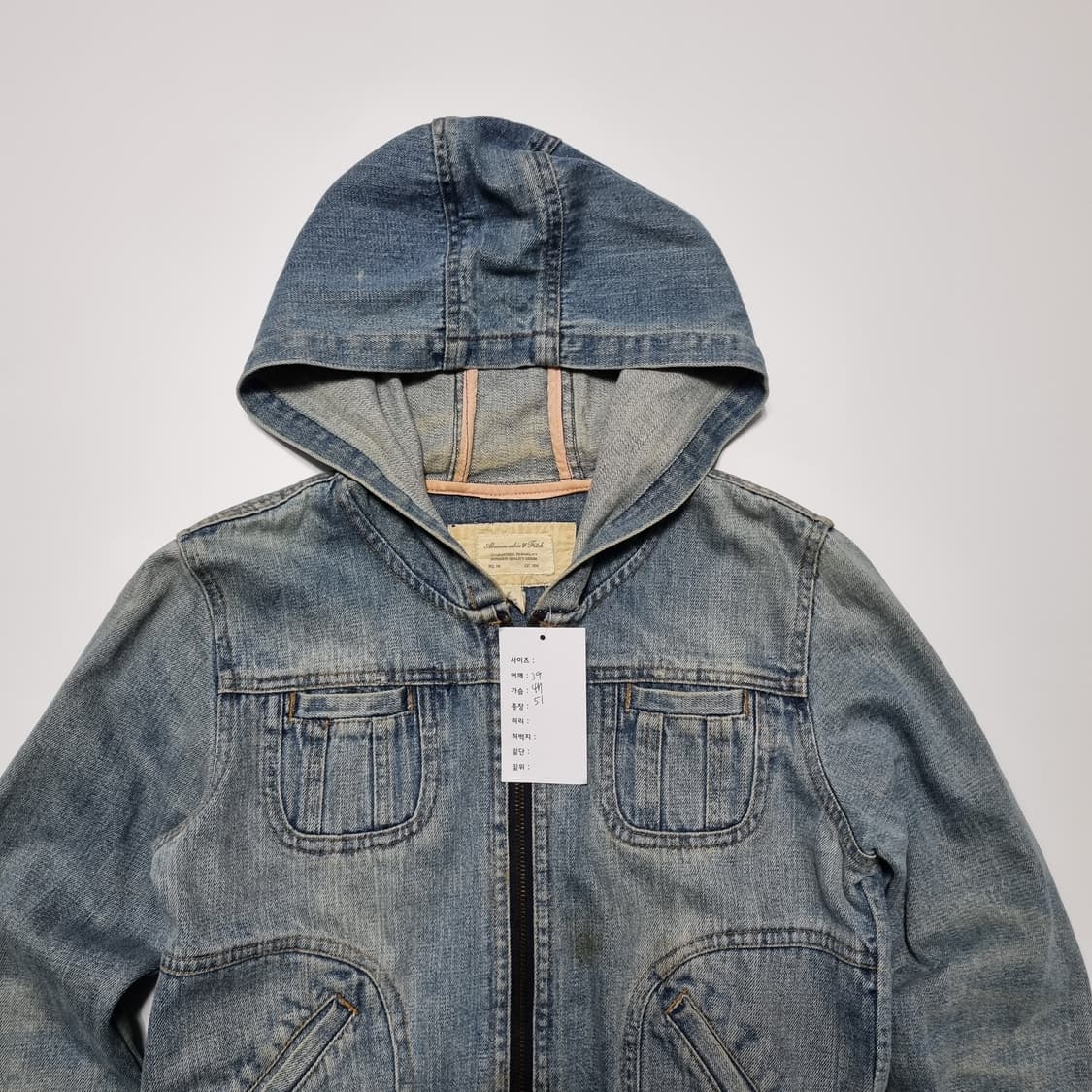 아베크롬비 딱붙핏 데님 자켓  상품이미지3