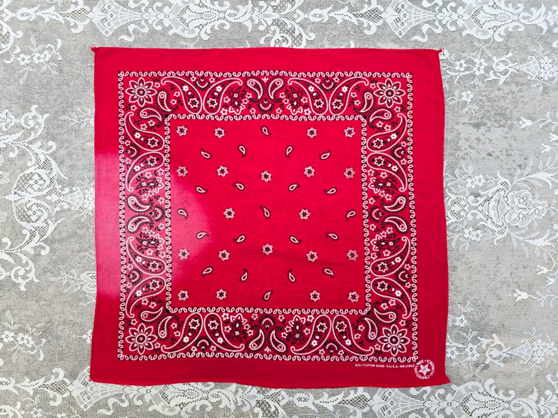 80s 패스트 컬러 프레즐리 반다나 상품이미지1