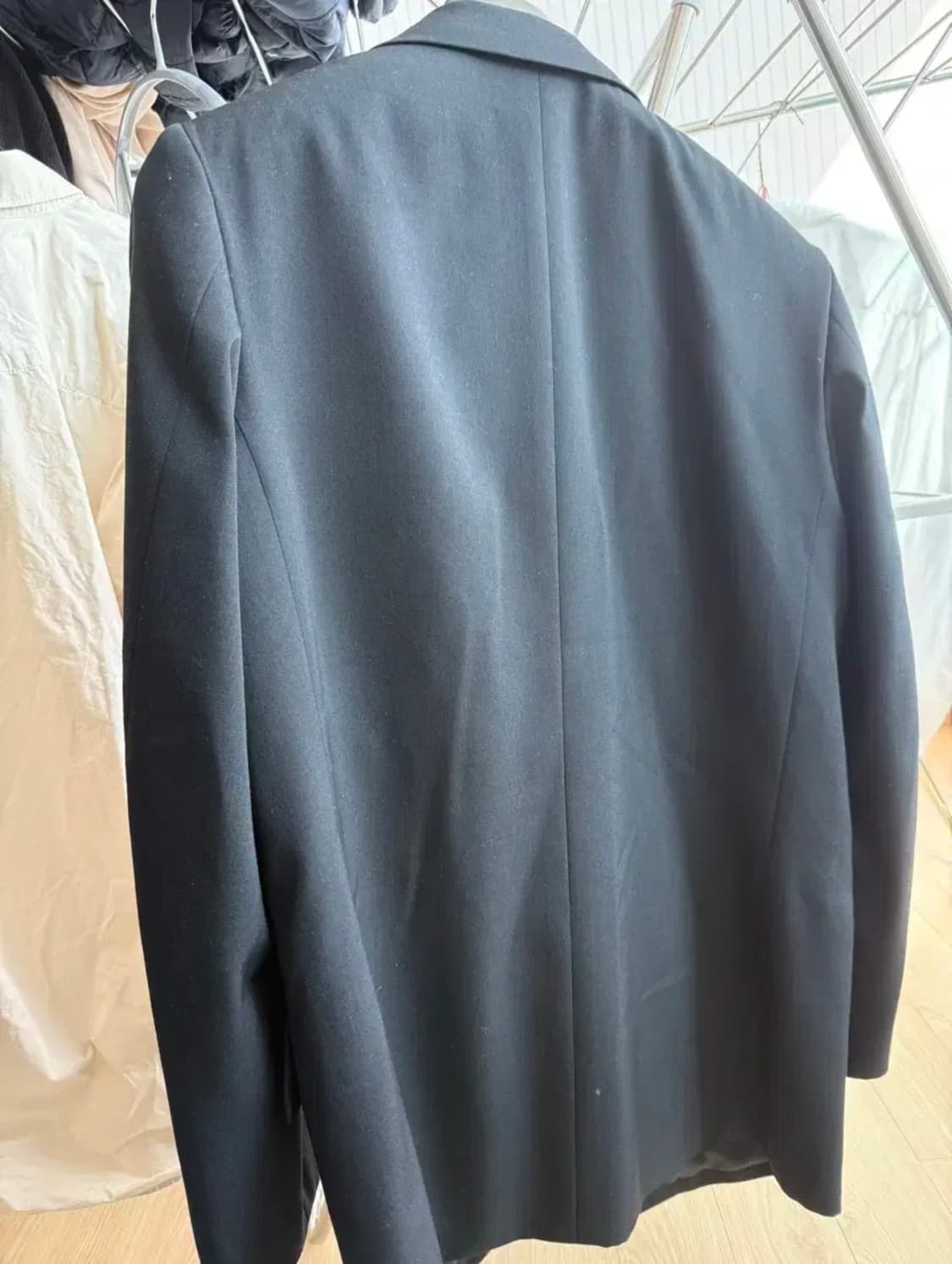 오라리 라이트 울 맥스 개버딘 자켓 25ss 블랙 상품이미지4