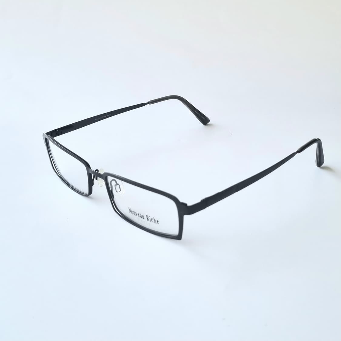 데드스탁 이탈리안 무드의 빈티지 블랙 스퀘어 안경테 상품이미지2