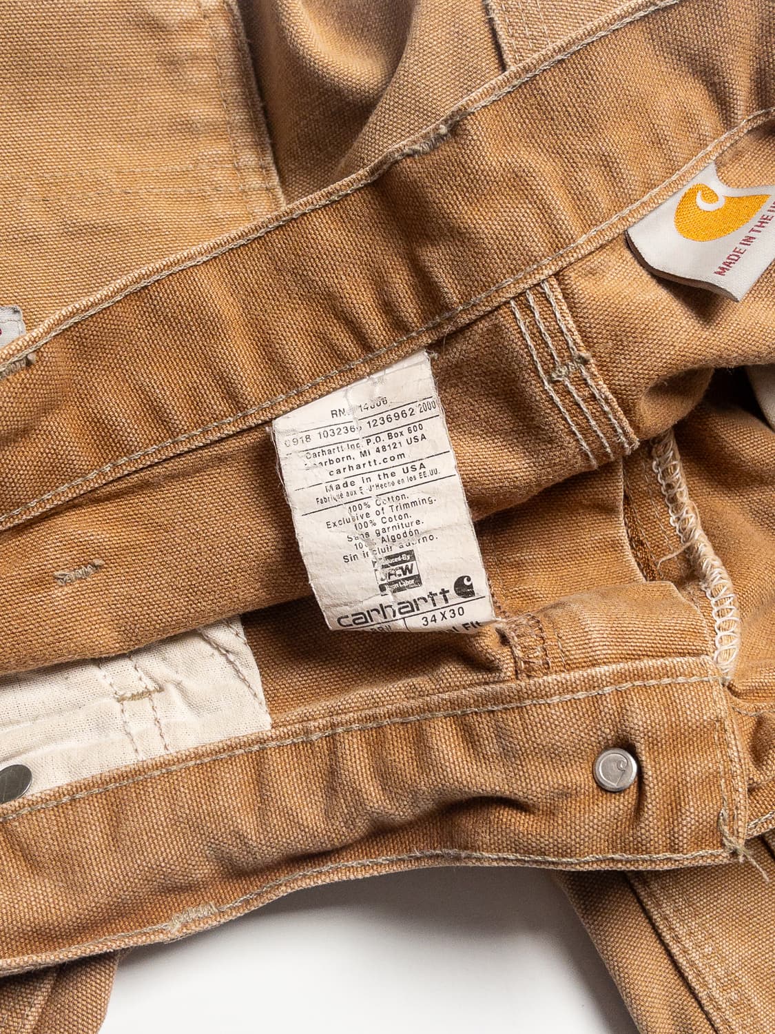 USA Carhartt Double knee Pants B01-BRN 상품이미지8