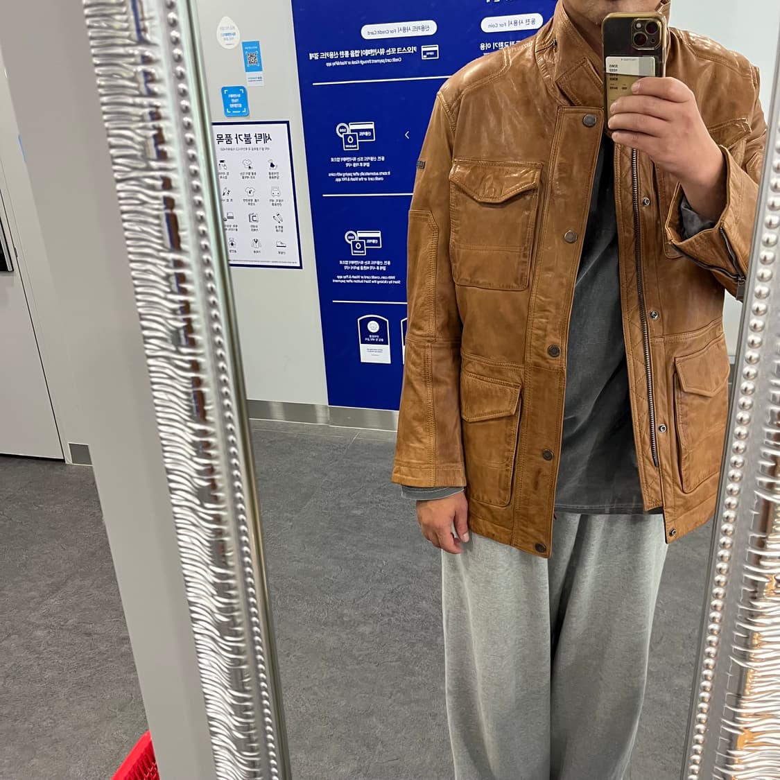 나파피리 리얼 레더 자켓 상품이미지9