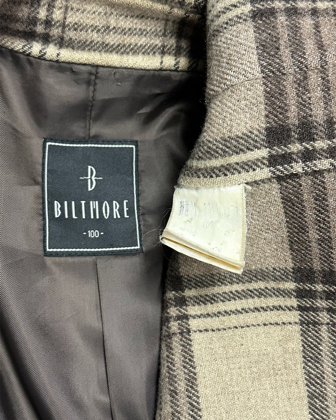 빌트모어 체크 포인트 코트 상품이미지5