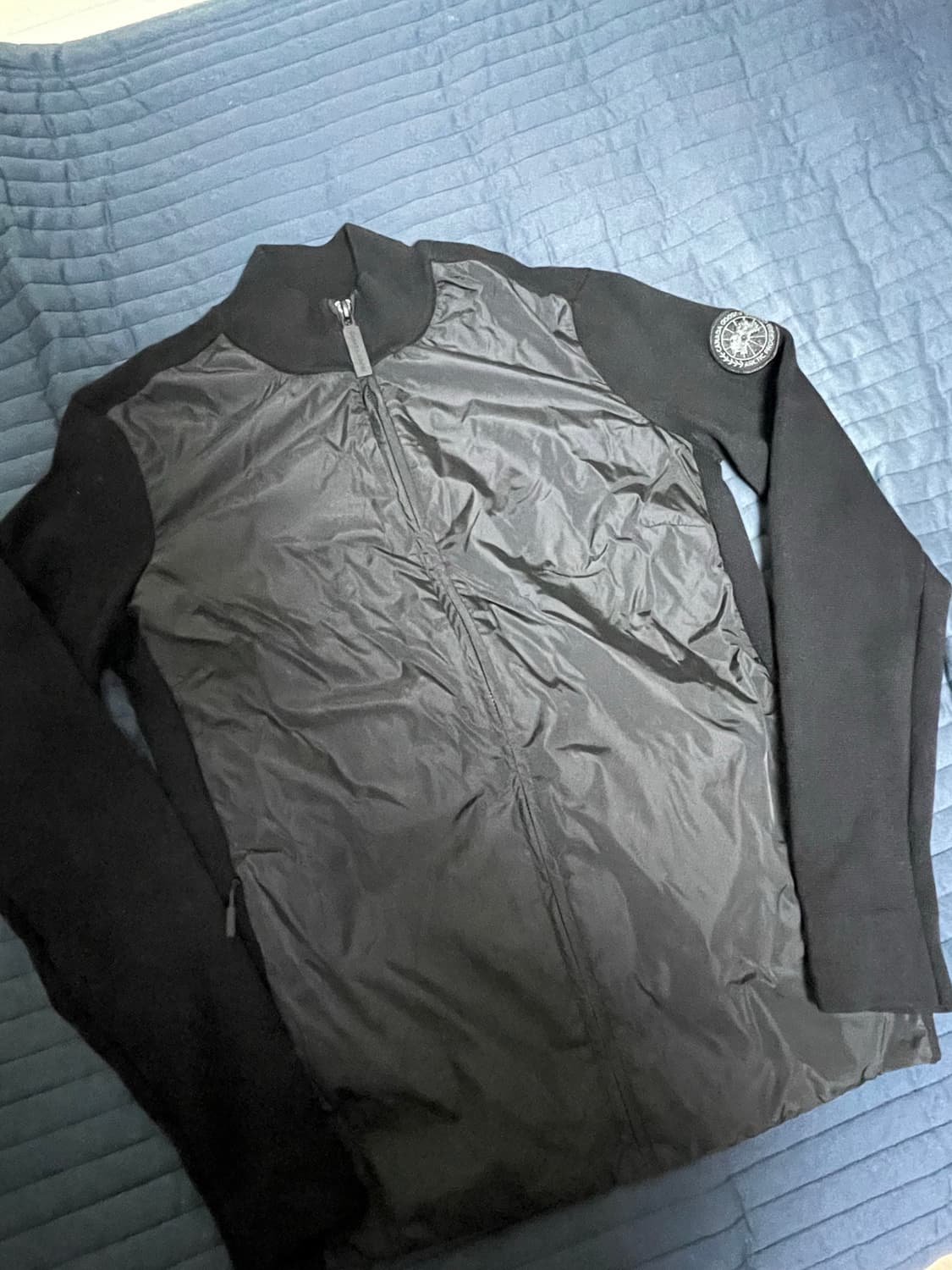 캐나다구스 여성 윈드브릿지 니트패딩 자켓 블랙 S 하이브릿지 상품이미지3