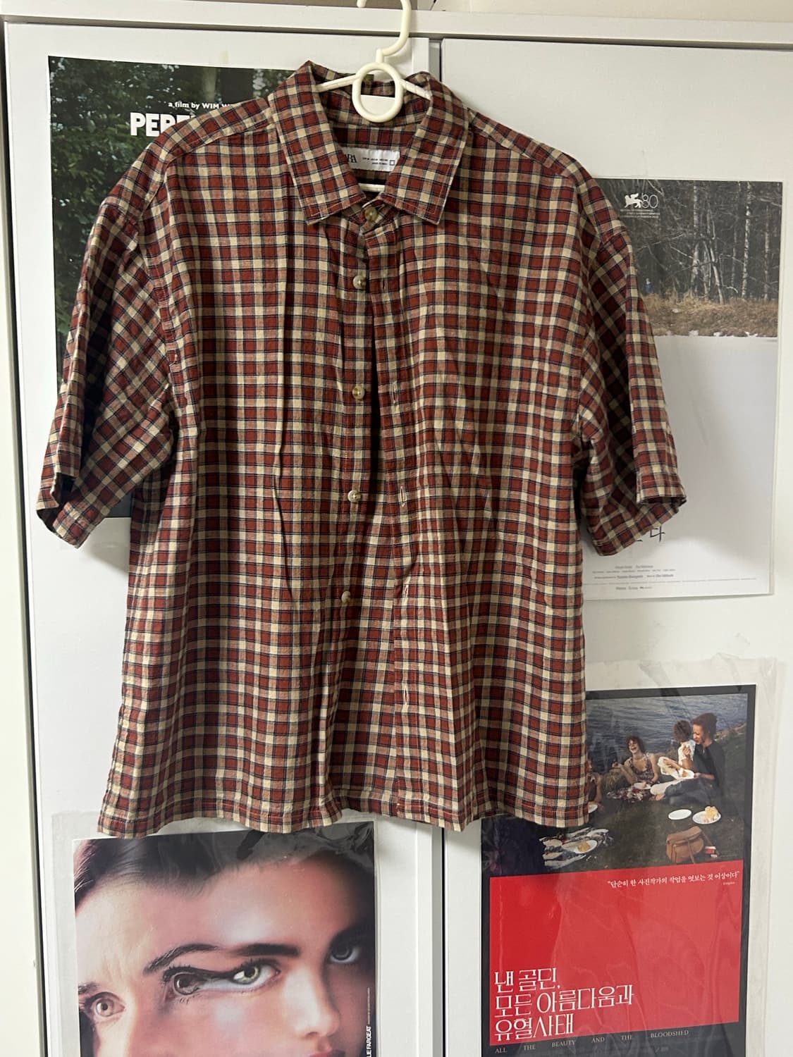 자라 텍스쳐드 체크 셔츠 zara textured check shirt 상품이미지2