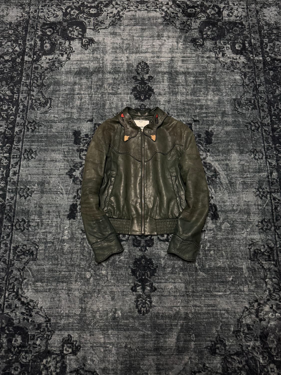 Obzee archive western lamb skin jacket 상품이미지1