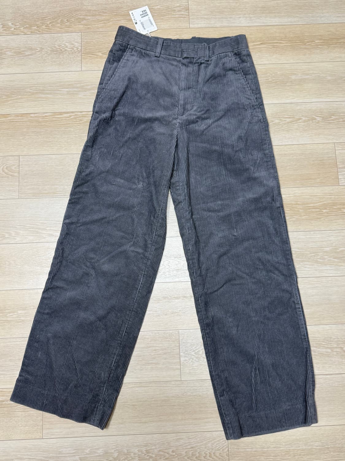 코스 와이드 코듀로이 팬츠 그레이 상품이미지2