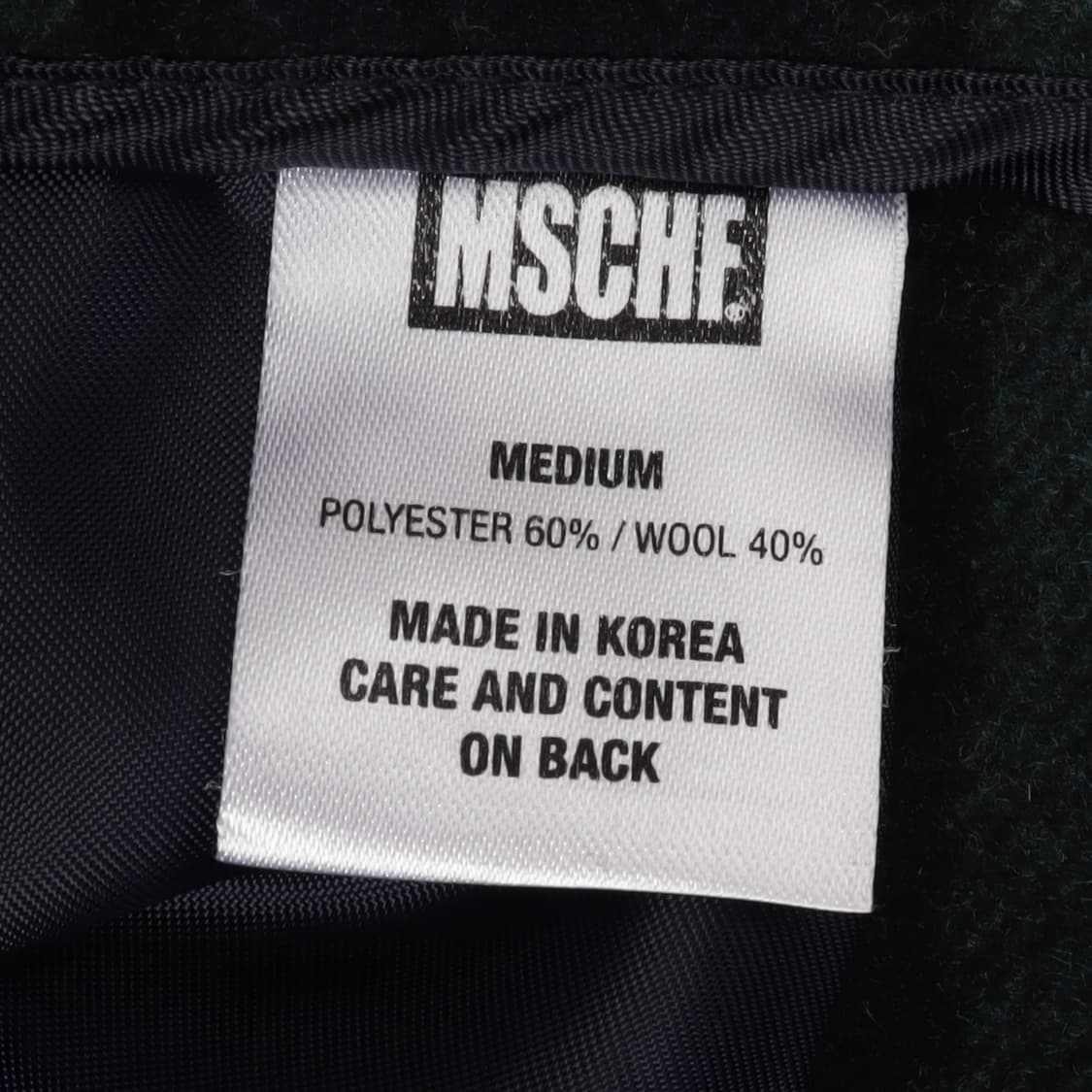 미스치프 그린 울 체크 미니스커트 상품이미지8