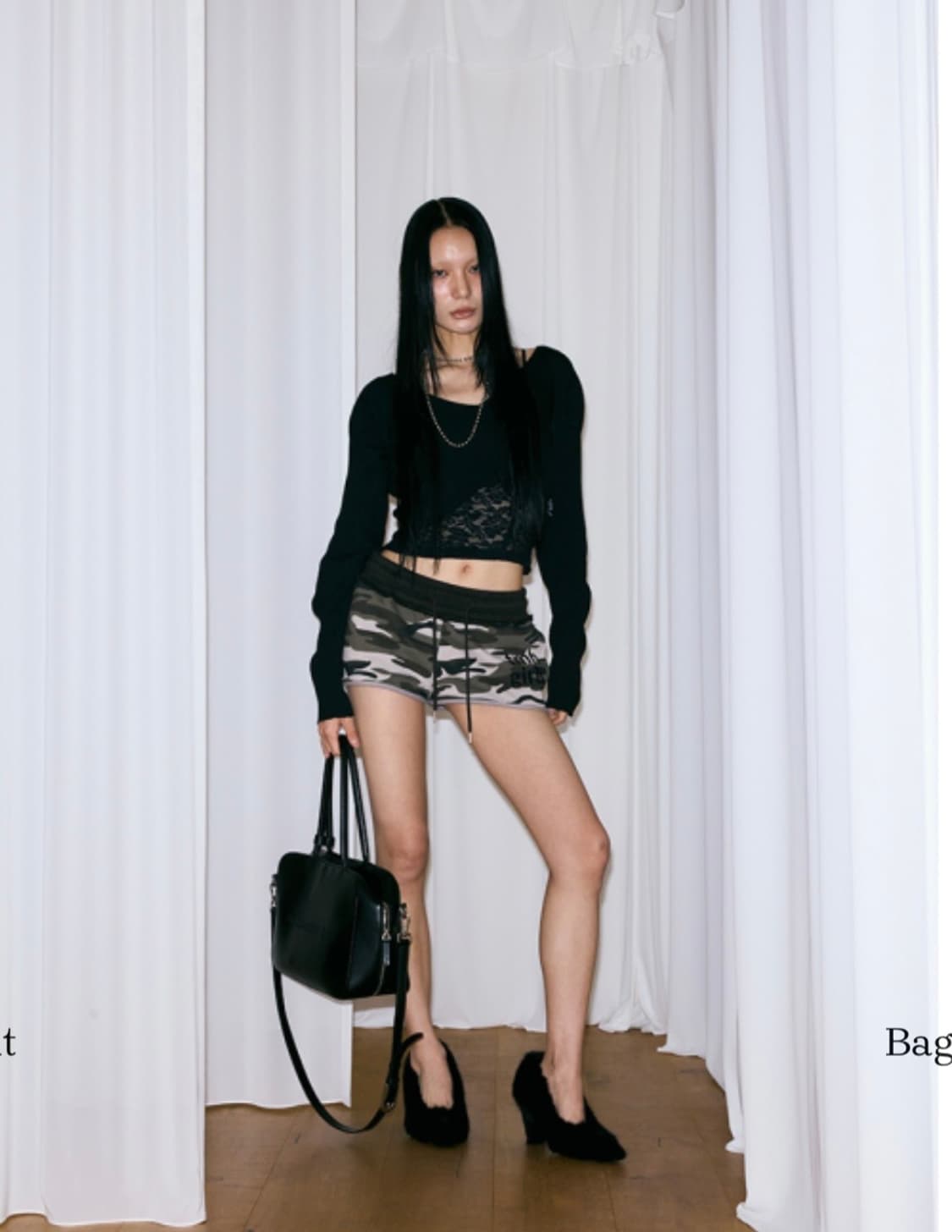 더미스테리어스호텔 카우 레더 스퀘어 백 상품이미지4