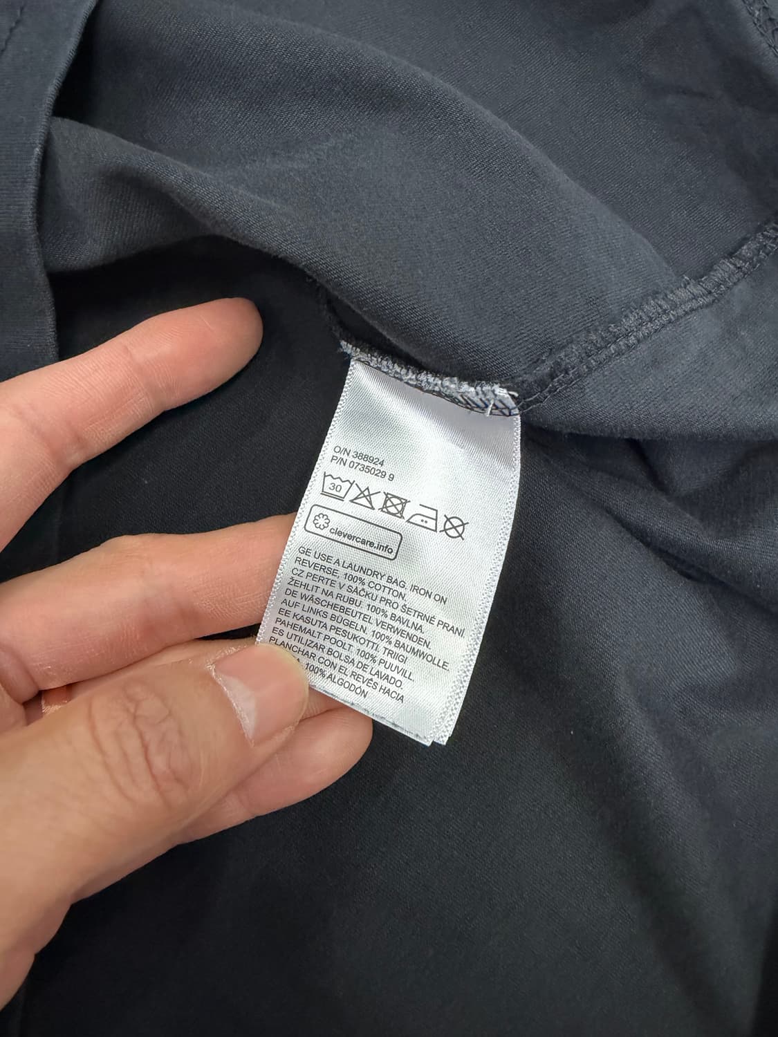 정품) 말본 남성 블랙 반팔티 4XL 상품이미지8