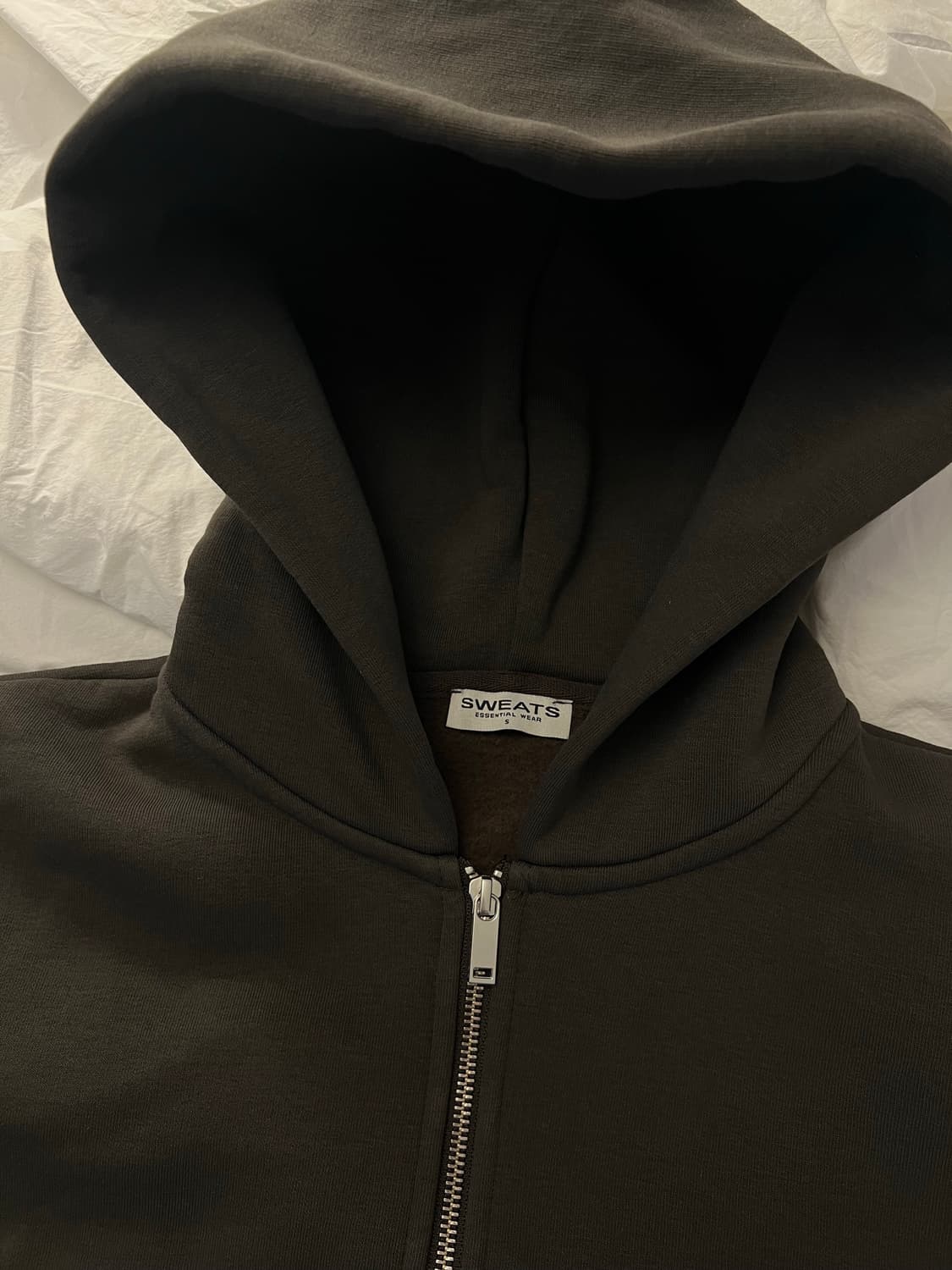 SWEATSCOLLECTIVE cozy 후드집업 커피 S 상품이미지2