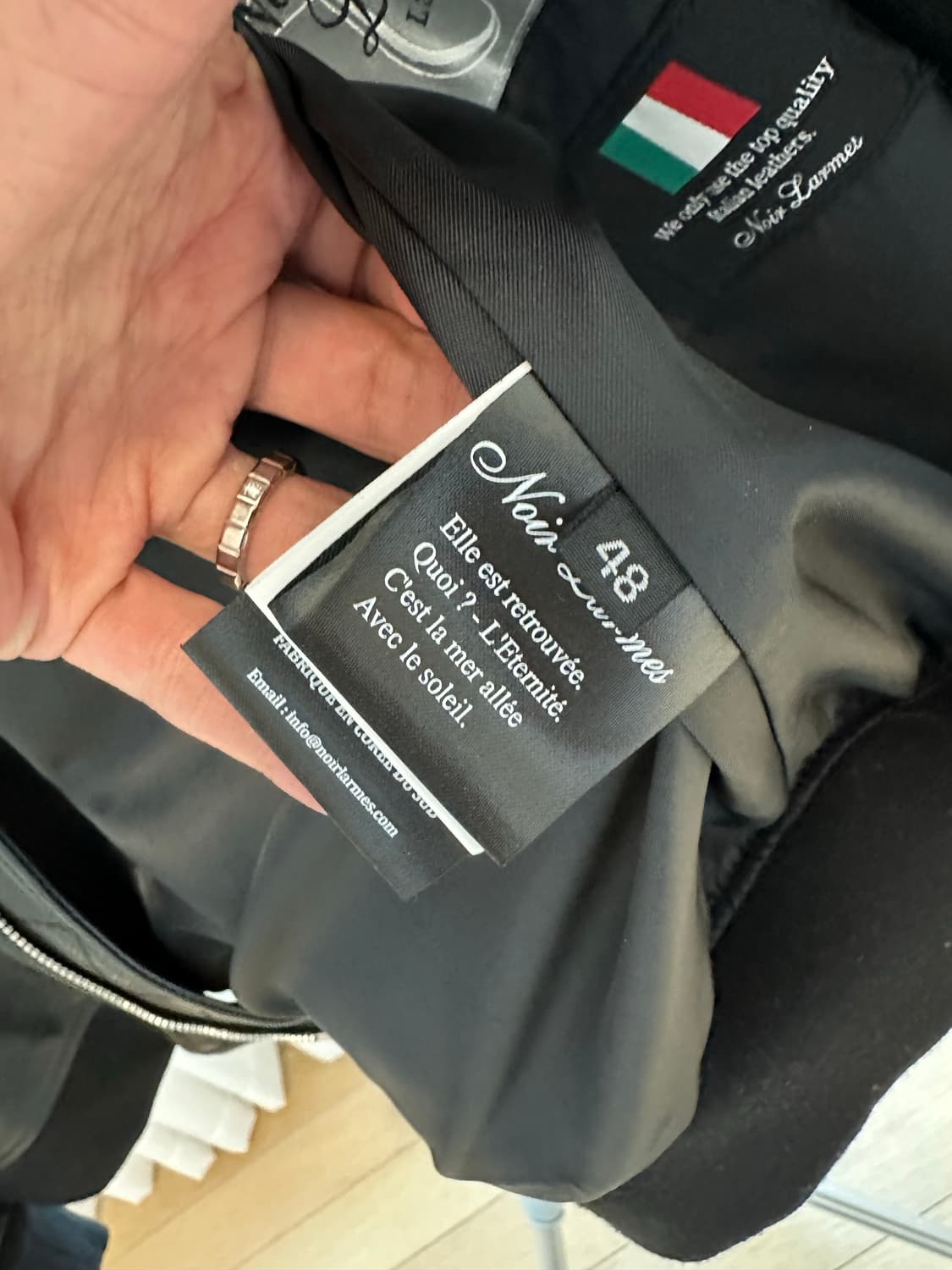 느와르 라르메스 레더 ma1 / 48 상품이미지4