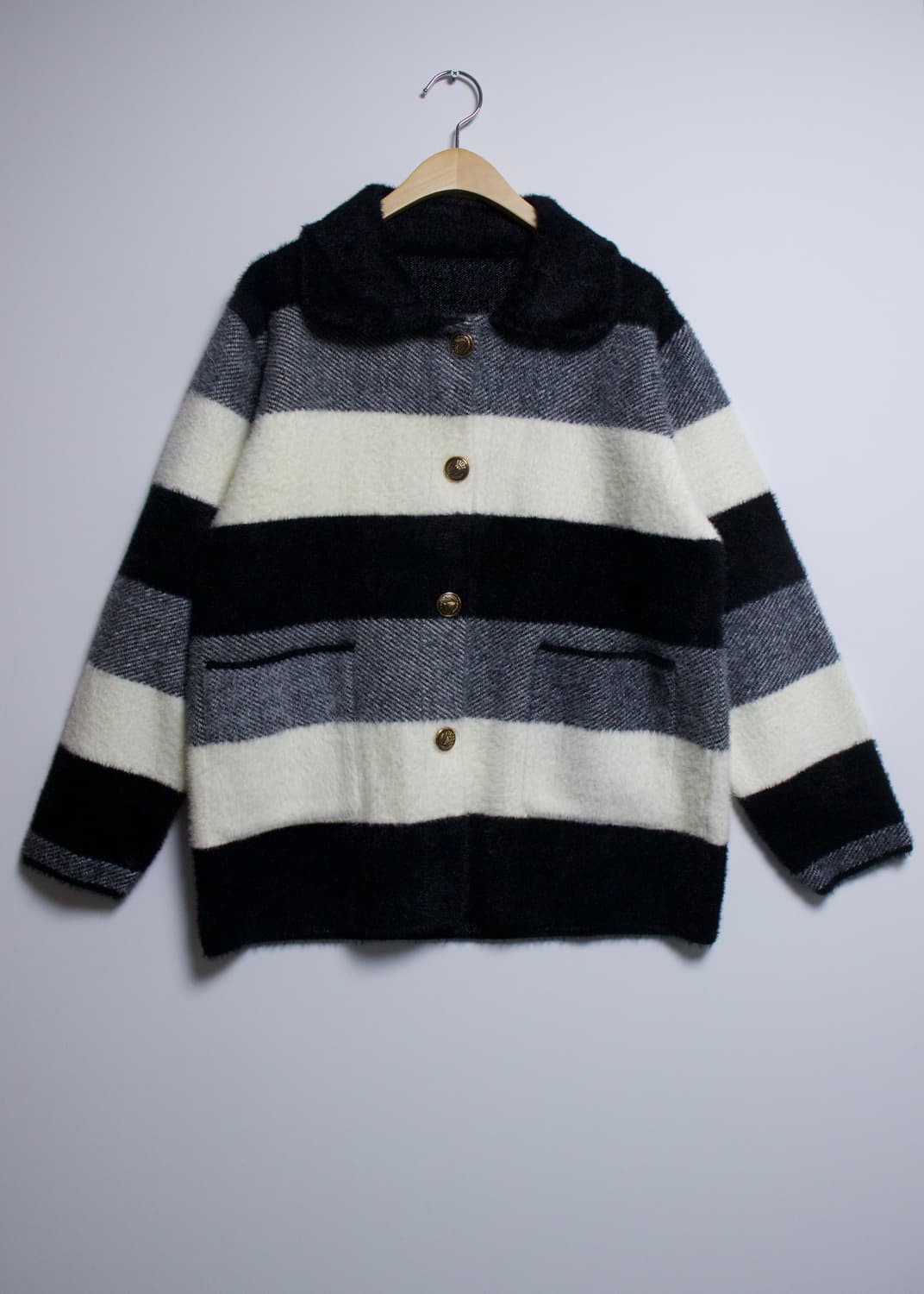JPN stripe coat 상품이미지3