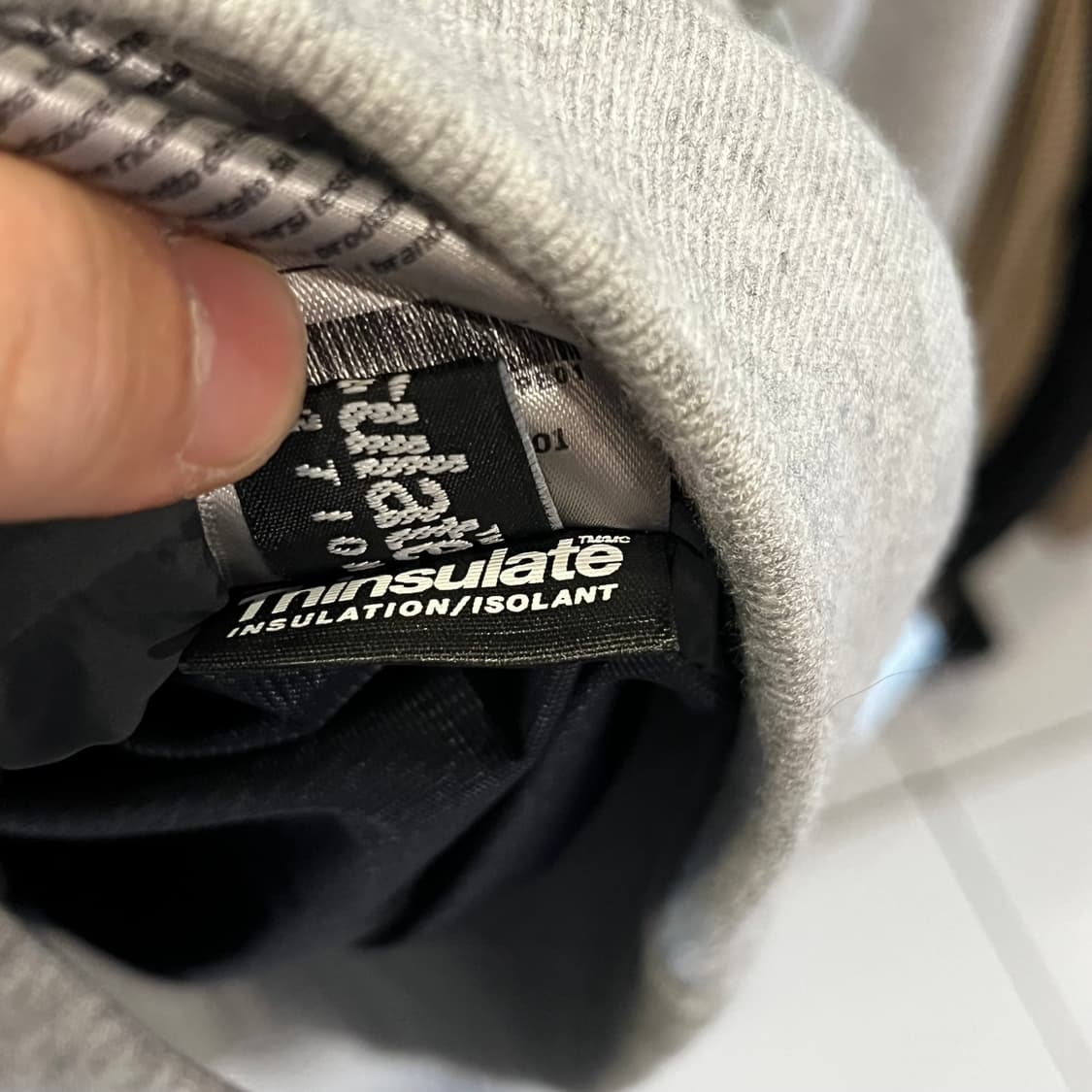 알레그리 배색 가디건 그레이 상품이미지8