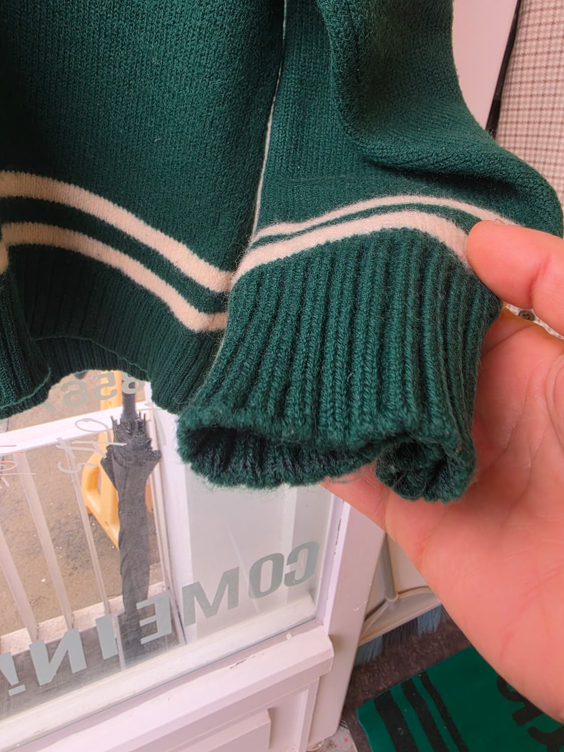 빈폴 90s 딥그린 브이넥니트 [95] 상품이미지4