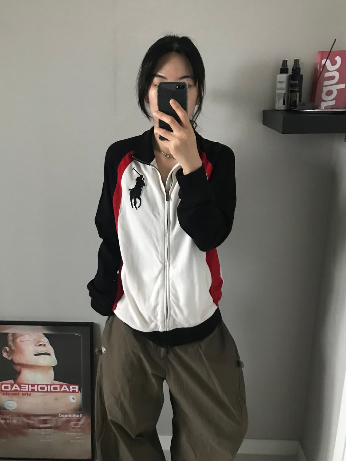 폴로 랄프로렌 빅포니로고 코튼 집업 져지 상품이미지4