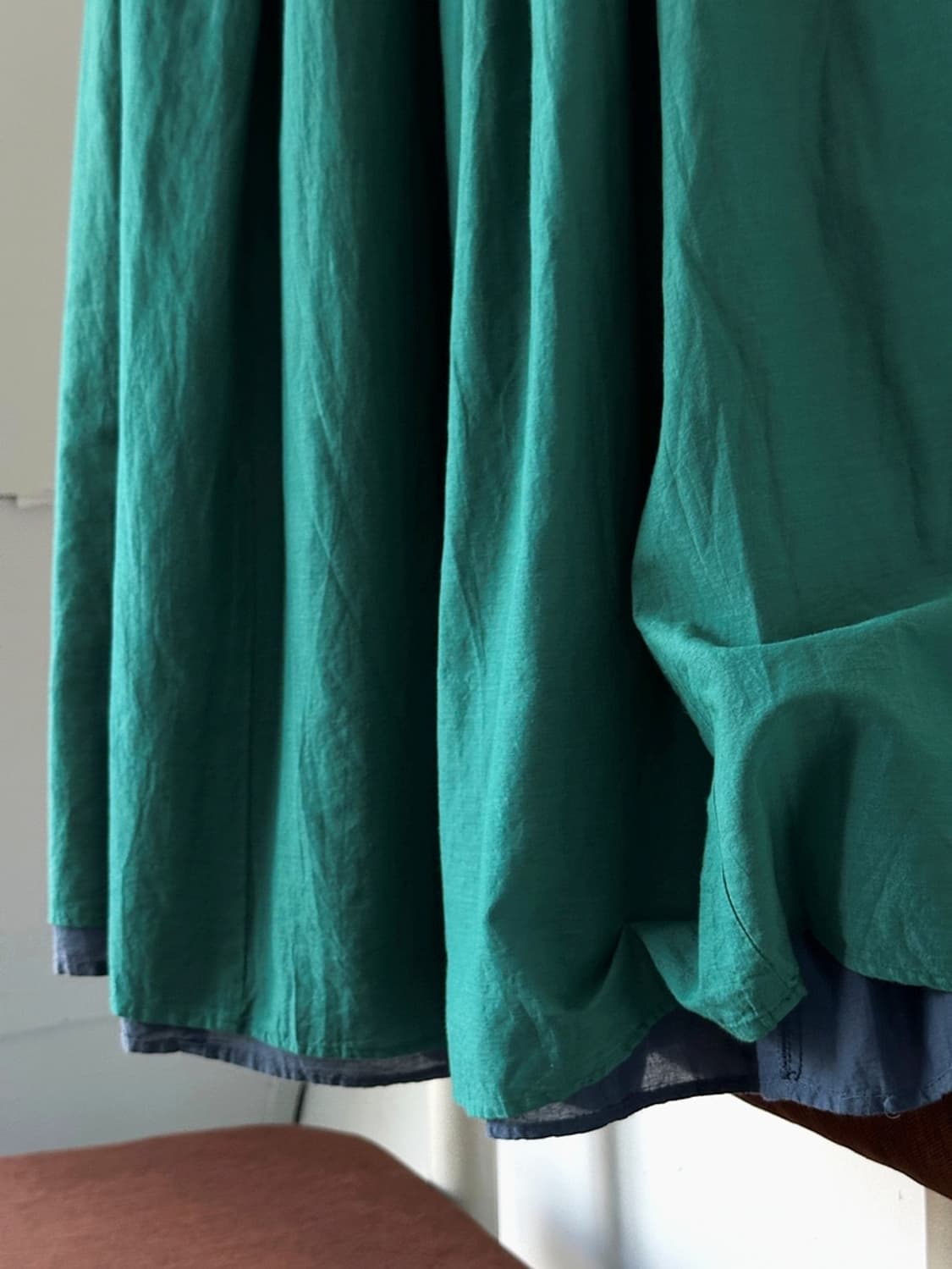 Natural cotton layer wide skirt 상품이미지6